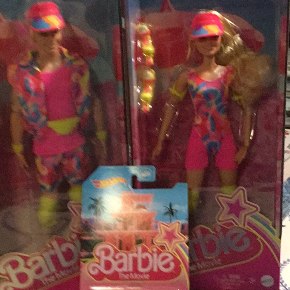 Barbie The Movie Ken Doll  and barbie Inline Skating Outfit NEW